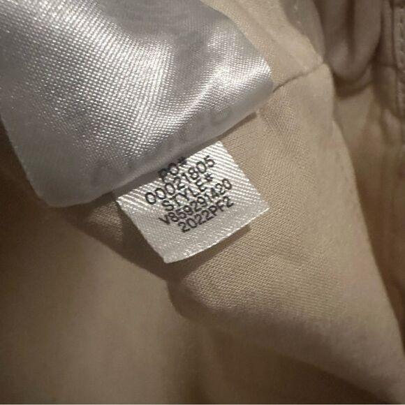 VINCE Padded Shirt Jacket Women Size Small Textured Coat Cream Neutral Relaxed - Picture 12 of 13